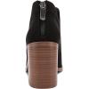 imagePiePieBuy Ankle Boots for Women Pointed Toe Ankle Booties Stacked Heel V Cut Back Zipper Chelsea BootiesBlack