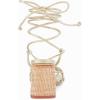 imagePiePieBuy Womens Lace Up Chunky Braided Heel Sandals Square Toe Strappy Ankle Strap HeelsGold