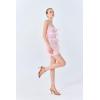 imagePiePieBuy Womens Lace Up Heeled Sandals Square Flip Flop High Heels Strappy Party ShoesKhaki