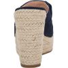 imagePiePieBuy Womens Platform Espadrilles Slip On Wedge Sandals Bow Tie Open Toe Slides ShoesNavy