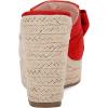 imagePiePieBuy Womens Platform Espadrilles Slip On Wedge Sandals Bow Tie Open Toe Slides ShoesRed