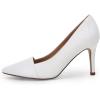 imagePiePieBuy Womens High Heels Pumps Pointed Toe Slip On Stiletto Classic Dress Party Office ShoesWhite