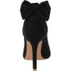 imagePiePieBuy Womens Pointed Toe High Heels Ankle Strap DOrsay Pumps Shoes Bow Wedding Bowtie Back Dress SandalsBlack