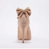 imagePiePieBuy Womens Pointed Toe High Heels Ankle Strap DOrsay Pumps Shoes Bow Wedding Bowtie Back Dress SandalsKhaki