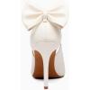 imagePiePieBuy Womens Pointed Toe High Heels Ankle Strap DOrsay Pumps Shoes Bow Wedding Bowtie Back Dress SandalsLight Beigepu