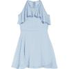 imagePiePieBuy Girls Crewneck Swiss Dot Dress Ruffle Sleeveless Casual Smmer Party Dresses