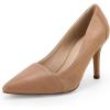 imagePiePieBuy Womens High Heels Pumps Pointed Toe Slip On Stiletto Classic Dress Party Office ShoesBrown