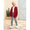 imagePiePieBuy Girls Kids Hooded Open Front Cardigan Long Sleeve Cable Knit Sweater Autumn Winter Hoodie Coat